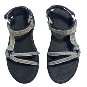 Teva Terra Fl Lite Sandals White Grey Womens 8.5 UK 6.5 EU 39.5